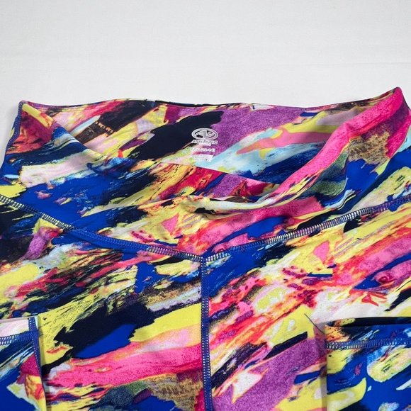 Athletic Works Womens Large Active High Rise Fashion Legging Colorful Running - Picture 4 of 11